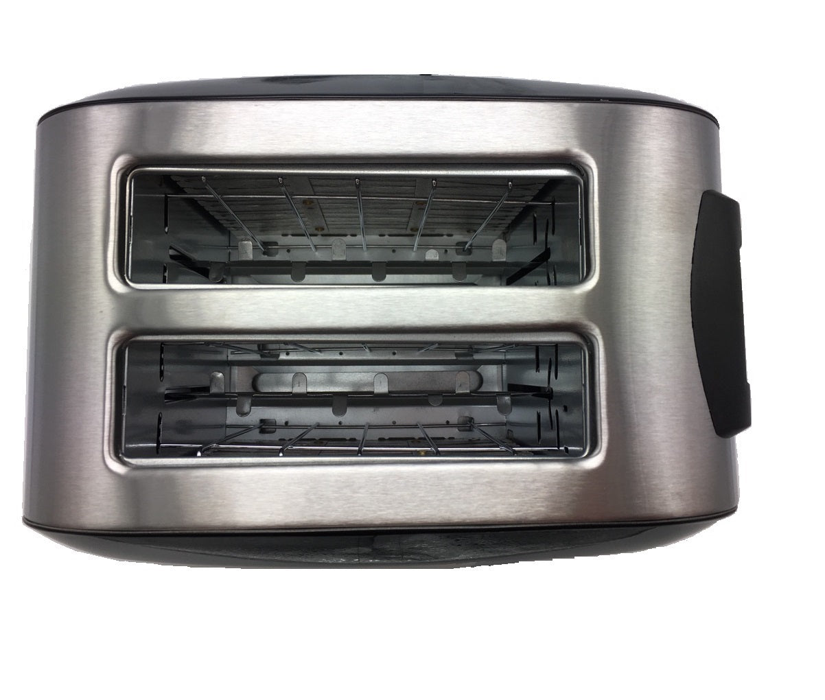 Black 2 Slice Stainless Steel Toaster - BOS & SARINO